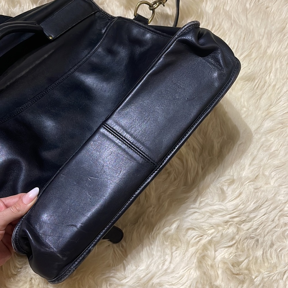Authentic Leather Coach Messenger Bag - Picture 10 of 10